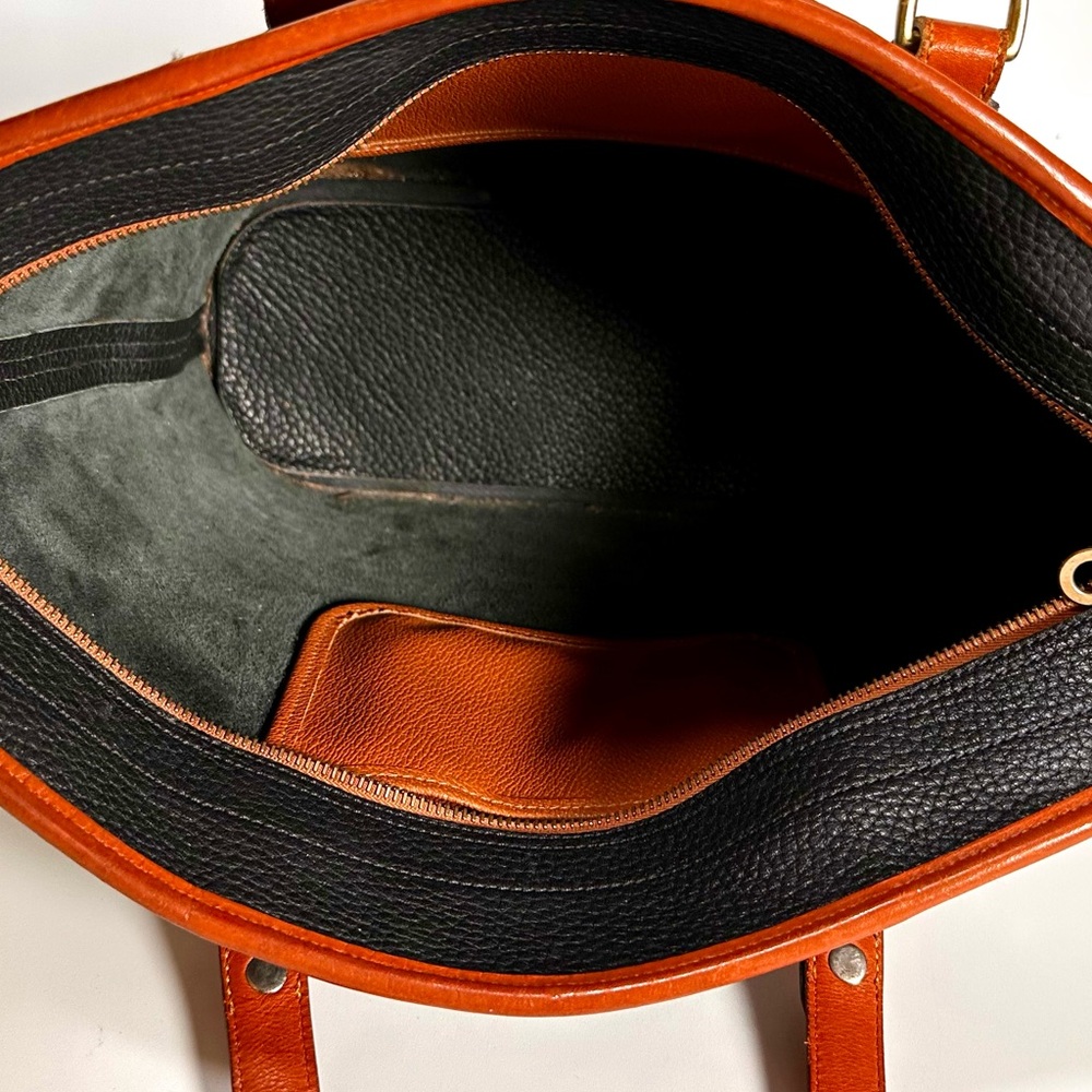 Dooney & Bourke Vintage Leather Shoulder Tote Bag - Picture 8 of 13